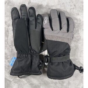 MCTi Winter Ski Gloves Mens Medium NWT 3M Thinsulate Waterproof Touchscreen Gray